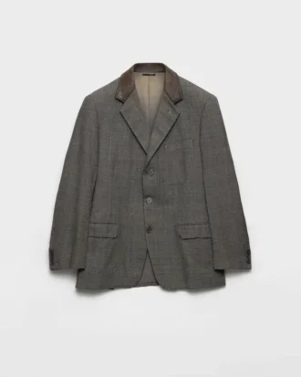 Single-Breasted Wool Jacket