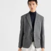 Single-Breasted Wool Jacket
