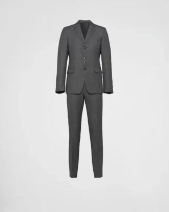 Single-Breasted Wool Suit