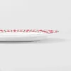 Small Porcelain Serving Plate – Vienna Red
