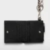 Small Saffiano Wallet with Chain