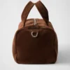 Small Suede Duffle Bag