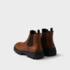 Stamped Leather Chelsea Boots