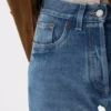 Straight-Leg Denim Jeans