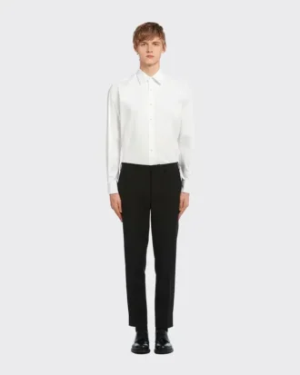 Stretch Poplin Tuxedo Shirt