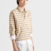 Striped Cotton Piqua Polo Shirt