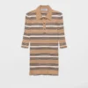 Striped Cotton Polo Shirt