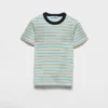 Striped Lisle Cotton T-Shirt