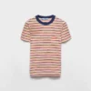 Striped Lisle Cotton T-Shirt