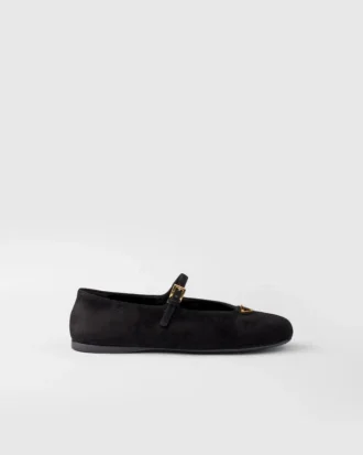 Suede Ballerinas