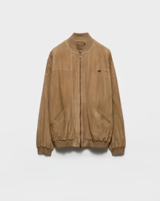 Suede Bomber Jacket