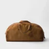 Suede Duffle Bag