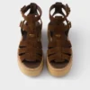 Suede Gladiator Sandals