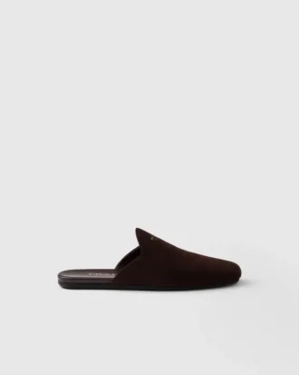 Suede Mules