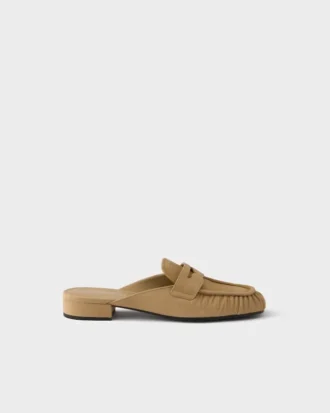 Suede Mules