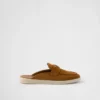 Suede Mules