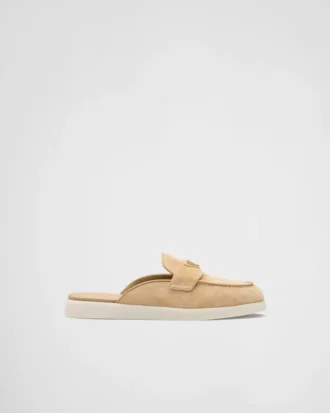 Suede Mules