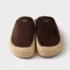 Suede Mules