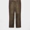 Suede Pants