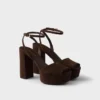 Suede Platform Sandals