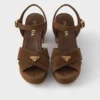 Suede Platform Sandals