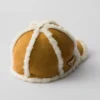 Suede Shearling Baseball Cap
