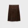 Suede Skirt