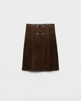 Suede Skirt