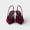 Suede Slingback Pumps