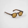 Sunglasses with Iconic Metal Plaque