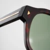 Sunglasses with Iconic Metal Plaque