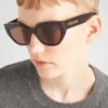 Sunglasses with Prada Logo