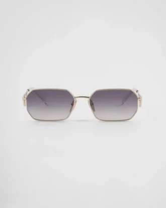 Sunglasses with Prada Triangle Logo