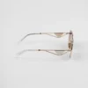 Sunglasses with Prada Triangle Logo
