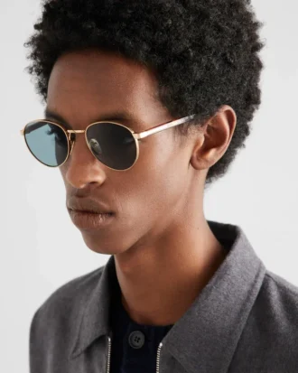 Sunglasses with the Iconic Metal Plaque