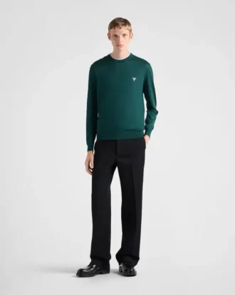 Superfine Wool Crew-Neck Sweater