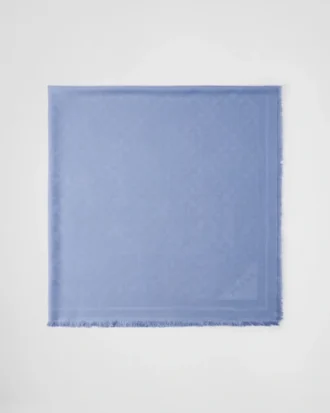 Symbole Silk and Wool Jacquard Shawl