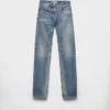 Tapered Denim Jeans