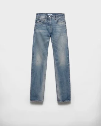 Tapered Denim Jeans