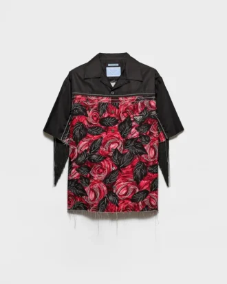 Timecapsule Printed Shirt with Fringes