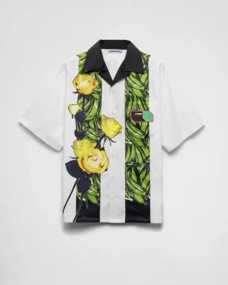 Timecapsule Printed Technical Cotton Shirt