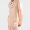Vintage-Look Satin Pajamas