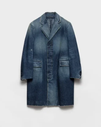 Washed Denim Coat