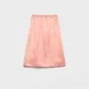 Washed Satin Skirt