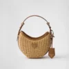 Wicker and Leather Prada Arqua Bag