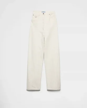 Wide-Leg Denim Jeans