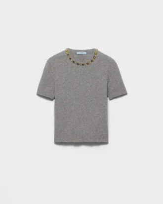 Wool and Cashmere Crew-Neck Sweater