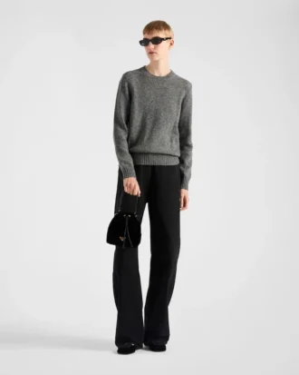 Wool and Cashmere Crew-Neck Sweater