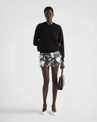 Wool and Cashmere Crew-Neck Sweater