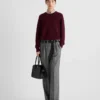 Wool and Cashmere Crew-Neck Sweater